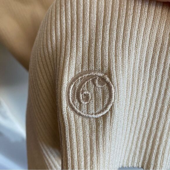 REMAIN BIRGER CHRISTENSEN Basel Long Sleeve Open Back Knit Sweater White 34 US2 - Picture 6 of 12